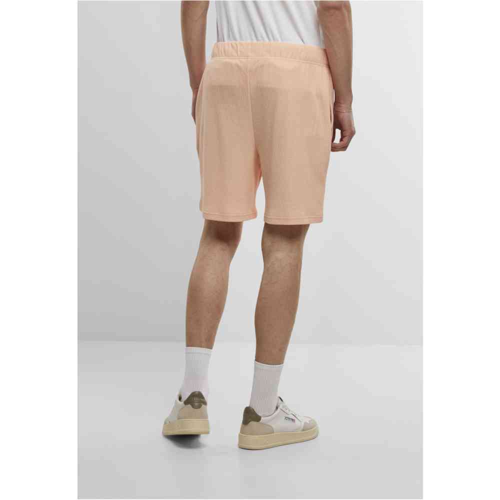 Urban Classics - Waffle Sweat Shorts - Peach